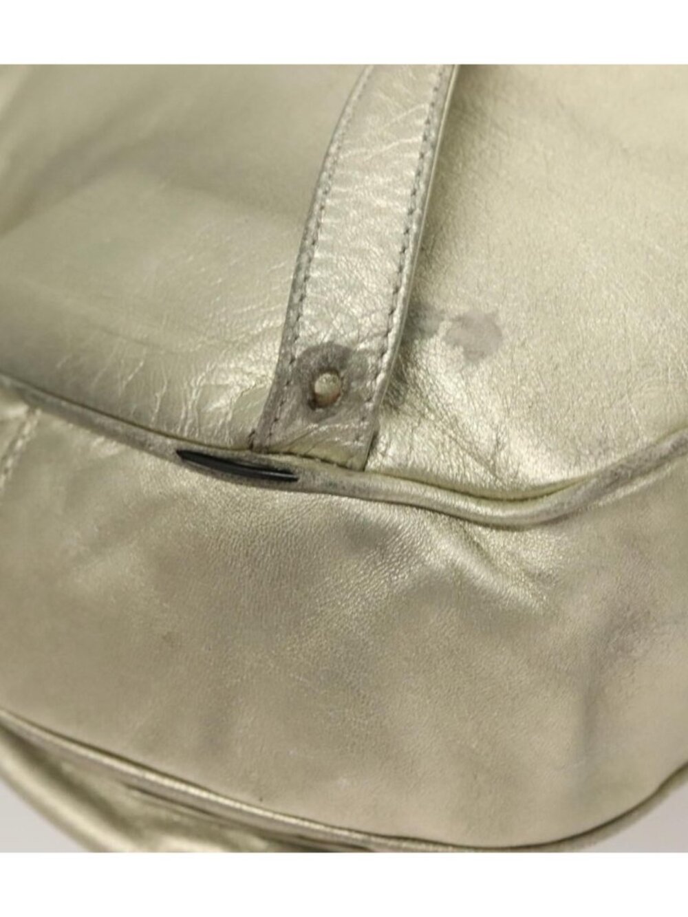LOEWE Backpack Leather Gold - Picture 5 of 16